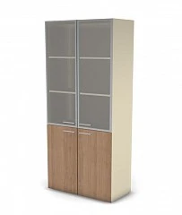 Шкаф MDF с прозрачным стеклом 5 уровней 49H032.210.1. Фото 1