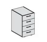 Шкаф низкий 155358. Фото 1