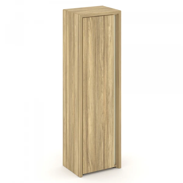 Шкаф высокий узкий левый (высокий фасад ЛДСП) COR.SU-1.9(L). Фото 1