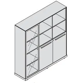 Шкаф высокий 118873. Фото 1