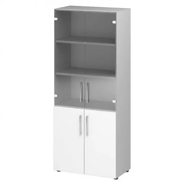 ШКАФ ЗАКРЫТЫЙ СО СТЕКЛОМ Т2580. Фото 1