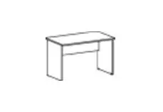 STEEL WOOD - Стол рабочий 140. Фото 1