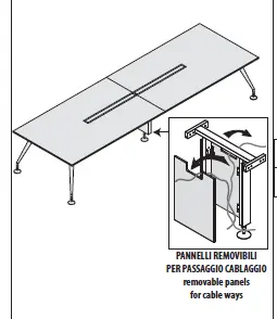 Стол для переговоров, ножки крашенные 156381. Фото 1