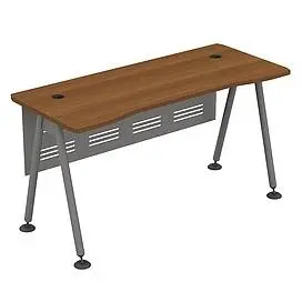 Стол рабочий (металлокаркас МА) с металлическим экраном 0191. Фото 1