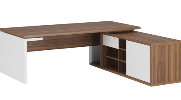 Стол рабочий на опорной креденции правый ZIO28510731. Фото 1