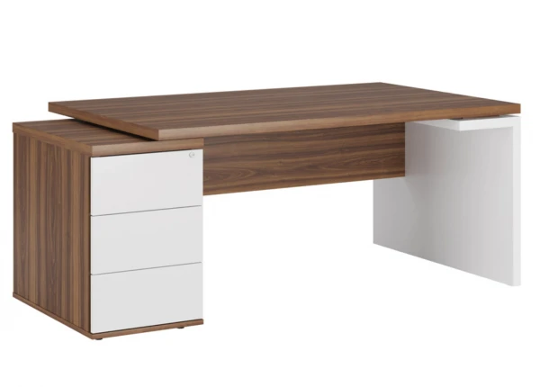 Стол рабочий на опорной тумбе левый ZIO28511431. Фото 1