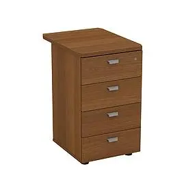 Тумба-приставная 4-ящичная с крышкой, центральным замком и лотком 232. Фото 1