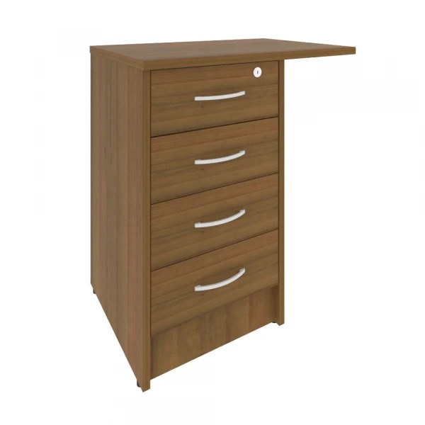 Тумба приставная (с замком, L/R) А.ТП-4.3F-S. Фото 1