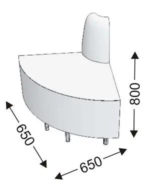 Выгнутая секция №3 IMPERIAL. Фото 1